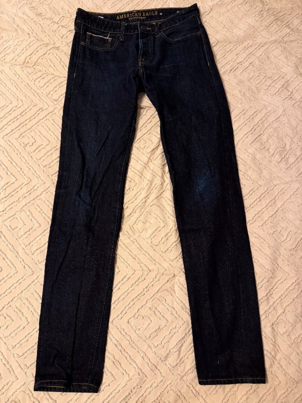 American Eagle AE Slim Selvedge Denim Jeans - 30 x 36